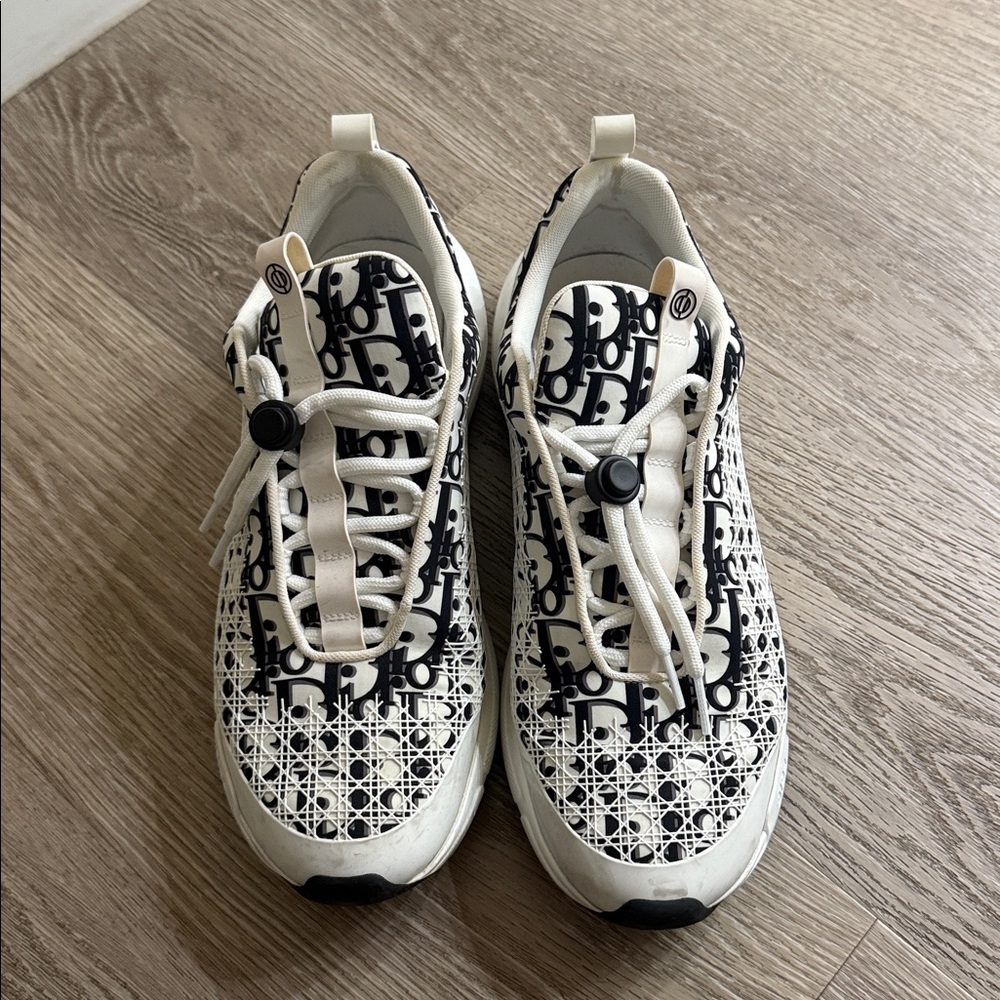 Dior Monogram Black and White Sneakers